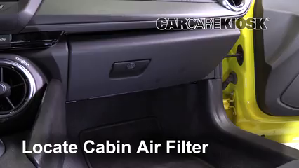 2017 Chevrolet Camaro SS 6.2L V8 Convertible Filtre à air (intérieur) Contrôle